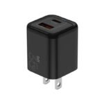 Vyvylabs GaN 35W A+C (US plug) Black Fast Charger