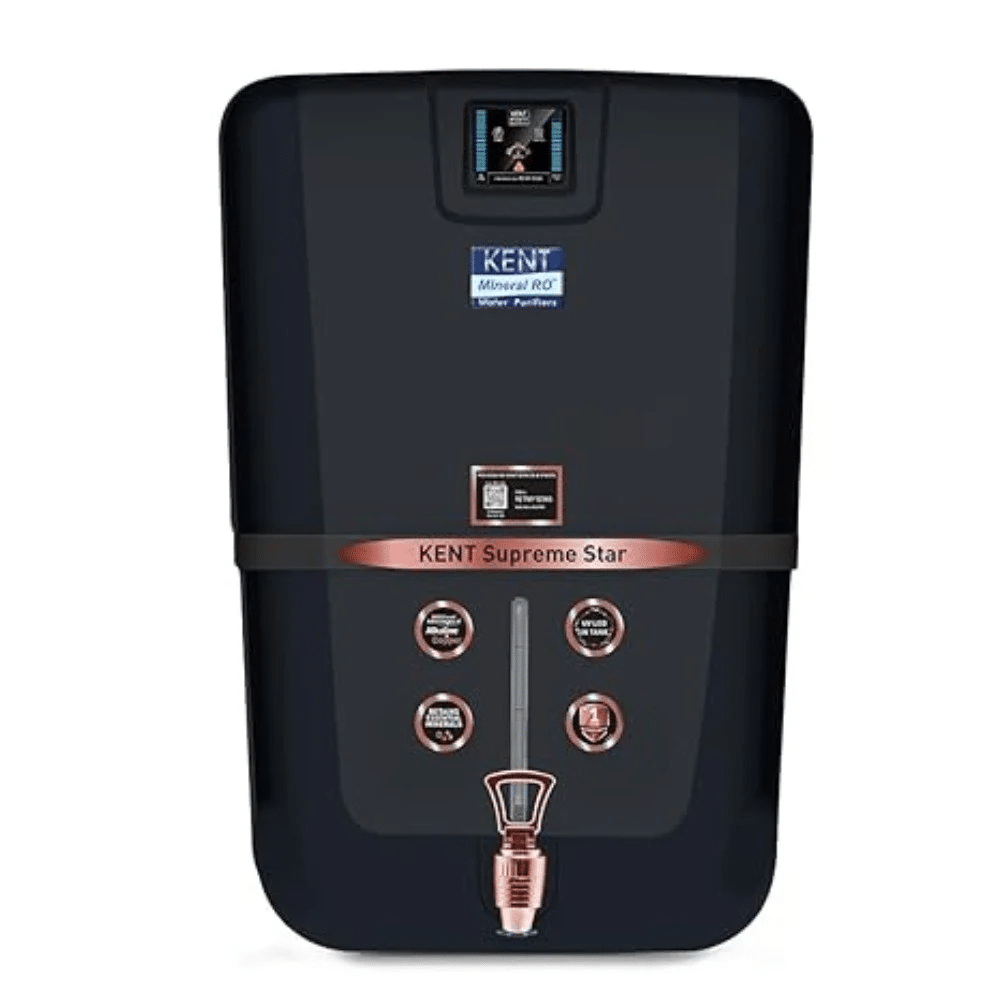kent-9-l-supreme-star-ro-water-purifier KENT Supreme Star Black Water Purifier - Image 1