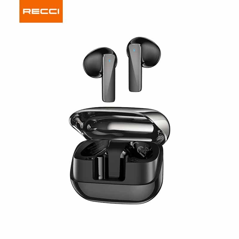 product_images-1759729829123-136442643 Recci REP-W80 Black High-Pitched Wireless Earbuds - Image 1