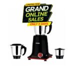 Jusal Black Beauty (3 Jar) (Red) Mixer Grinder