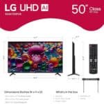 LG AI UA84 43″ 4K UHD Smart TV (43UA8450PSA) - Image 2