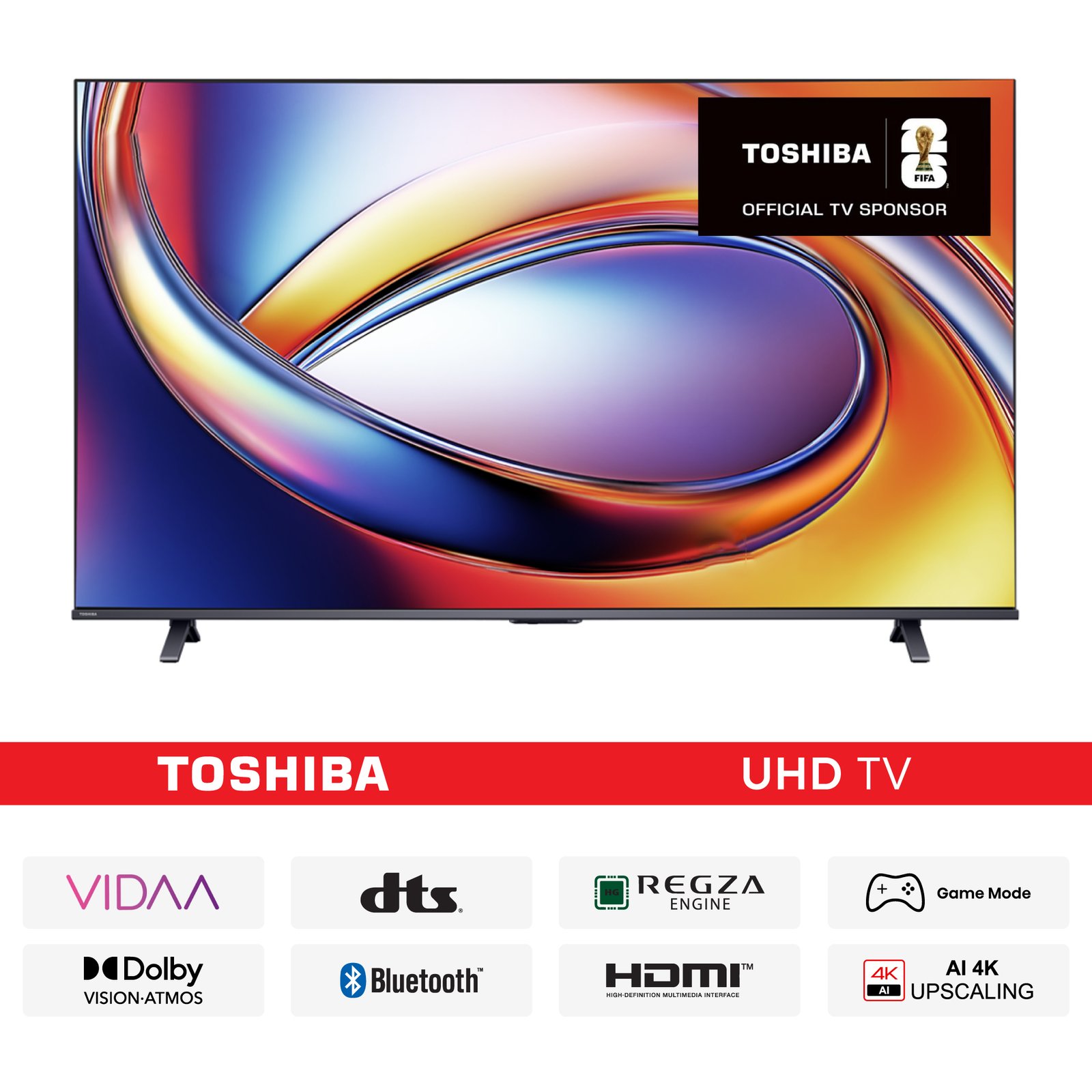 4. Toshiba 50 50C350RP UHD 4K Smart TVpop001-01 Toshiba 55″ 55M450RP UHD QLED 4K Smart TV - Image 1