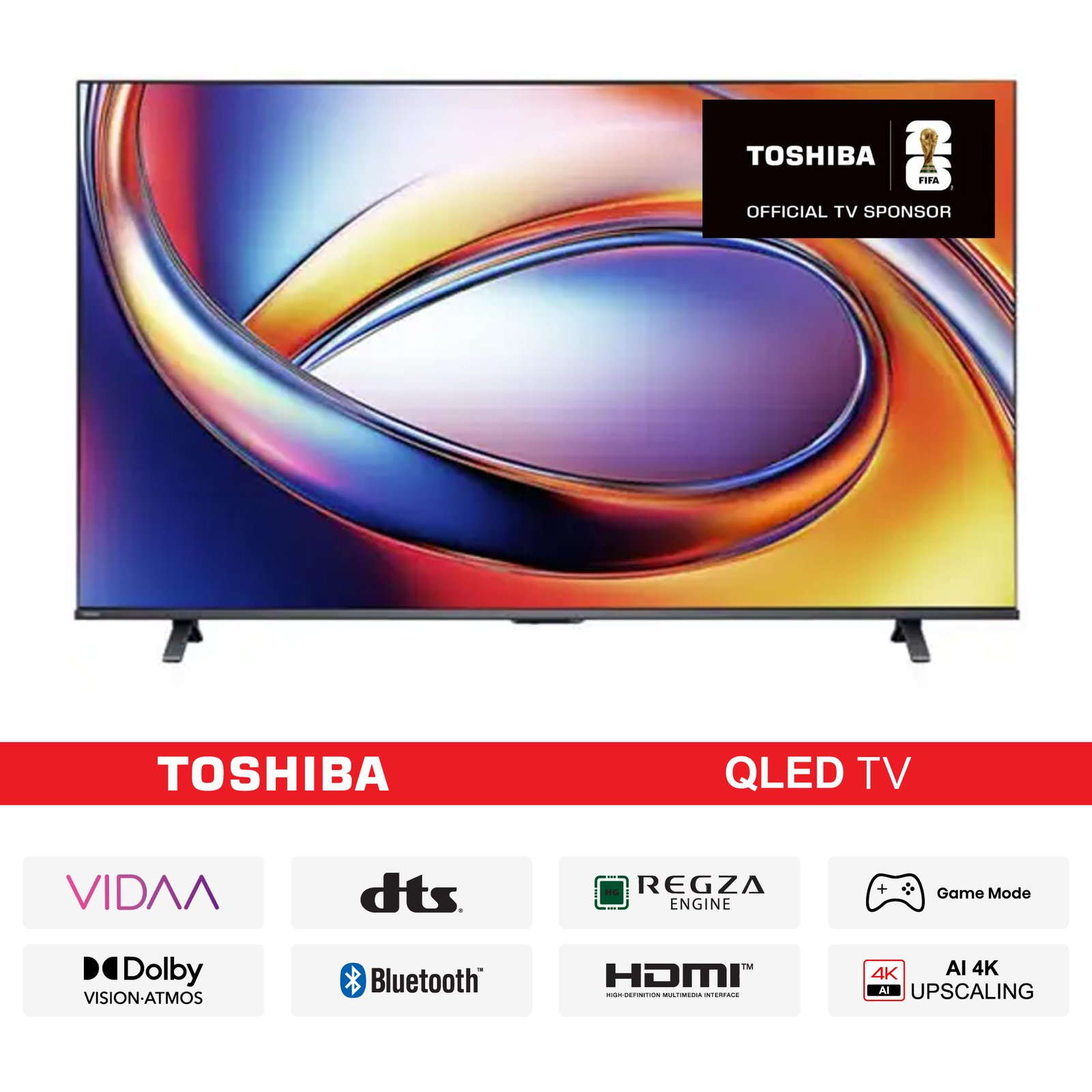 5. Toshiba 50″ 50M450RP UHD QLED 4K Smart TVpop-01 Toshiba 50″ 50M450RP UHD QLED 4K Smart TV - Image 1