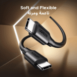 UGREEN USB-C to USB-C PD Fast Charging Braided Cable 5A Max 1m - Image 2