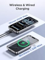 UGREEN 10000mAh Magnetic Wireless Power Bank Space Gray - Image 4