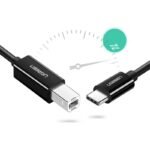 UGREEN USB-C -to USB-B 2.0 Printer Cable 2m (Black) - Image 2