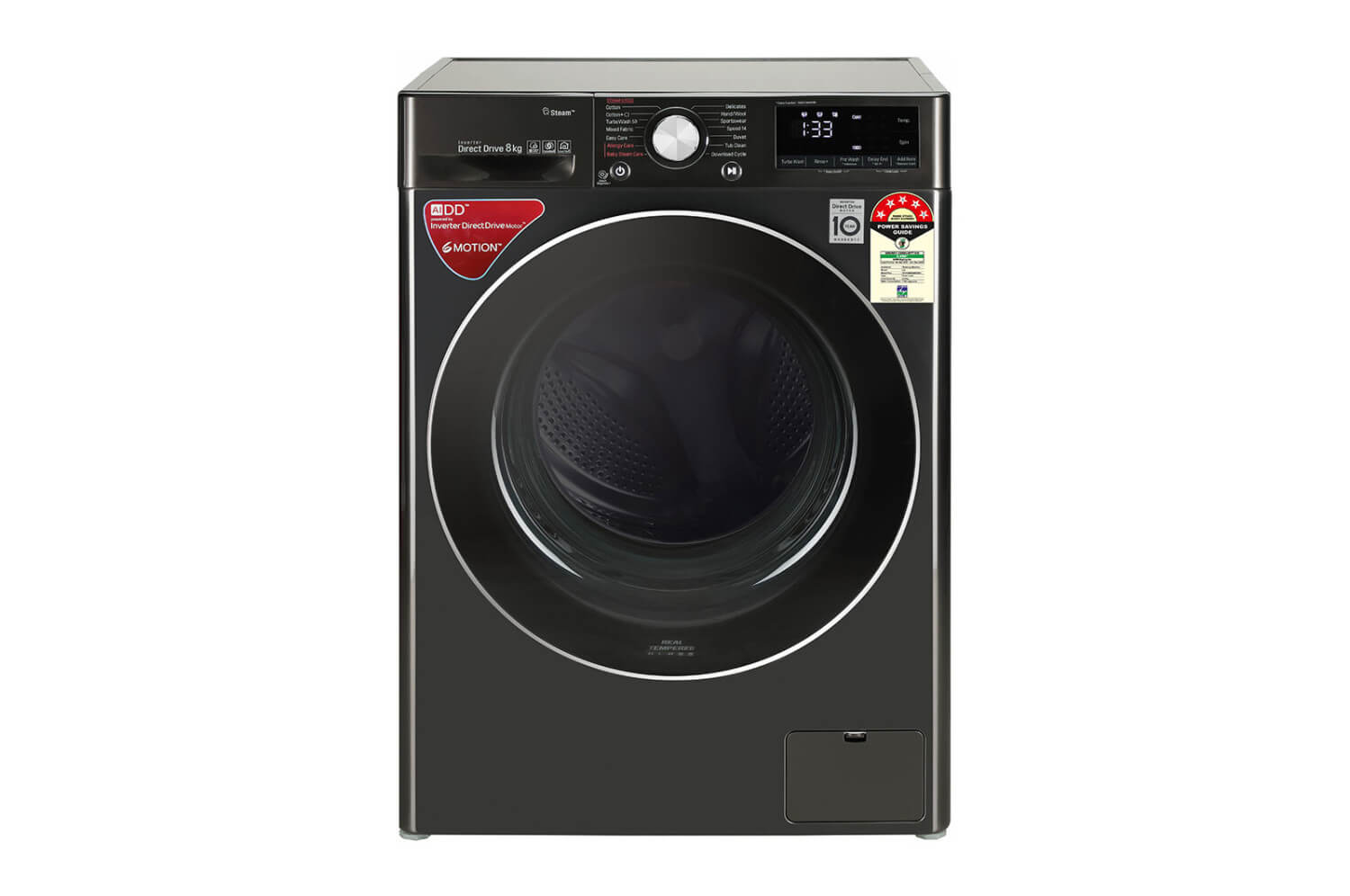 LG FV1411S2B (11 kg)_1 LG FV1411S2B (11 kg) Front Loading (With Heater) Washing Machine - Image 1