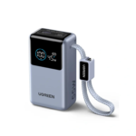 UGREEN 10000mAh 55W Nexode Pro Smart Digital Display Mini Power Bank with Build-in Type-C Cable - Image 3