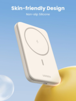 UGREEN 5000mAh Magnetic Wireless Power Bank Beige - Image 3