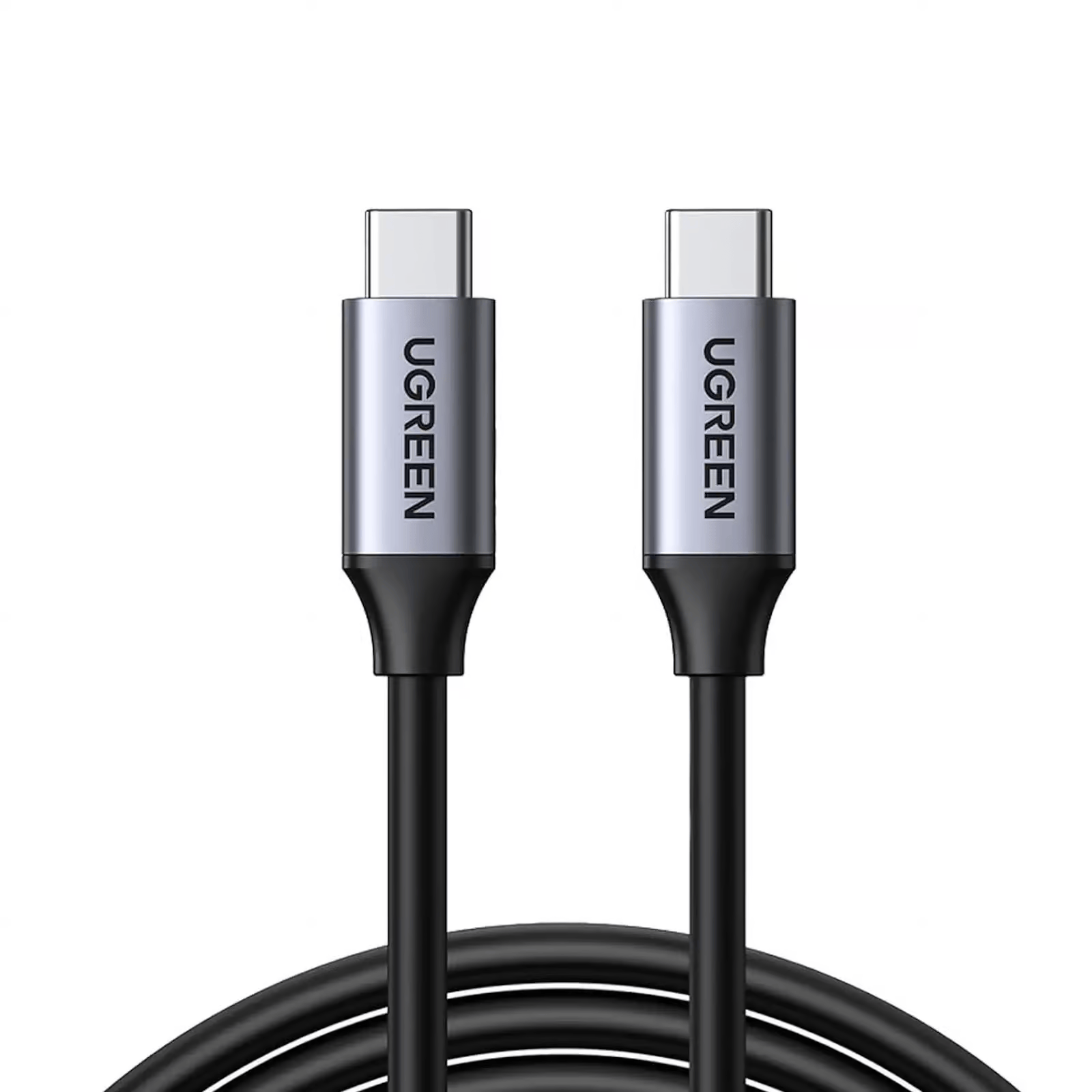 UGREEN-50751-USB-3.1-Type-C-to-Type-C-Cable-1.5-Meter-01 UGREEN USB-C to USB-C PD Fast Charging Cable 5A Max 5Gbps Max Gray 1.5m - Image 1