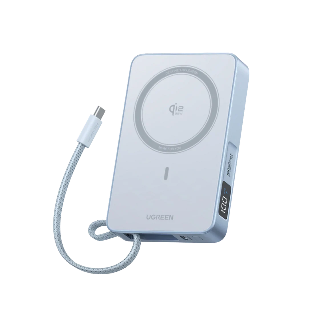 abf5e711f901300838e0935f391a329d UGREEN 10000mAh 25W Qi2 Magflow Magnetic Wireless Power Bank - Image 1