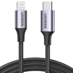 UGREEN USB-C to Lightning Cable M/M Nickel Plating ABS Shell 1m (Black)