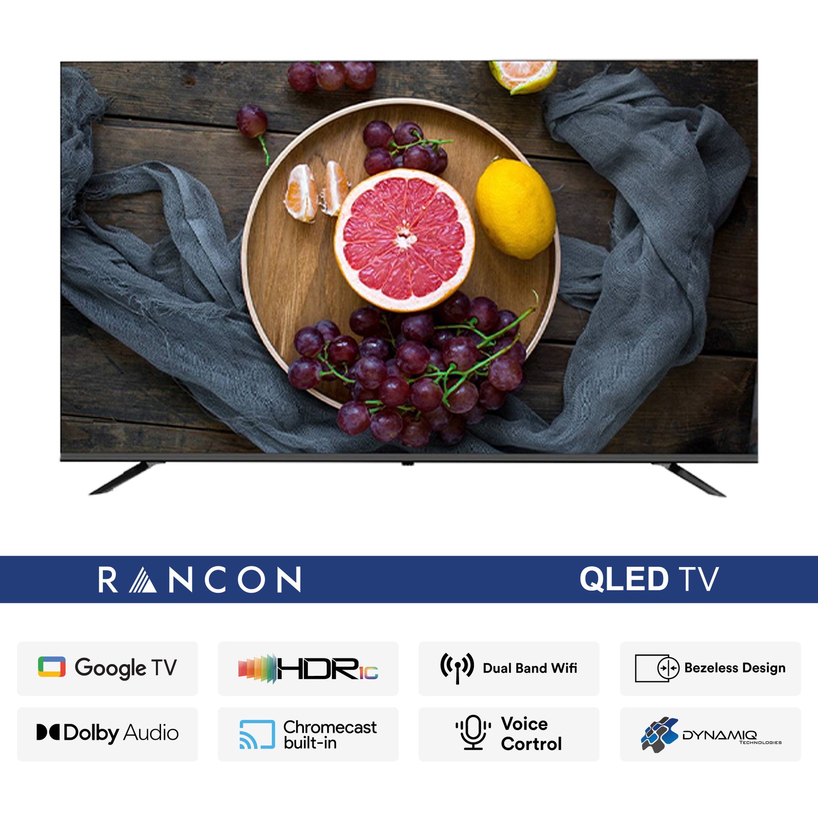4. Rancon 65″ RT8800QA65 QLED (4K) Google TV-01 Rancon 65" RT8800QA65 QLED (4K) Google TV - Image 1