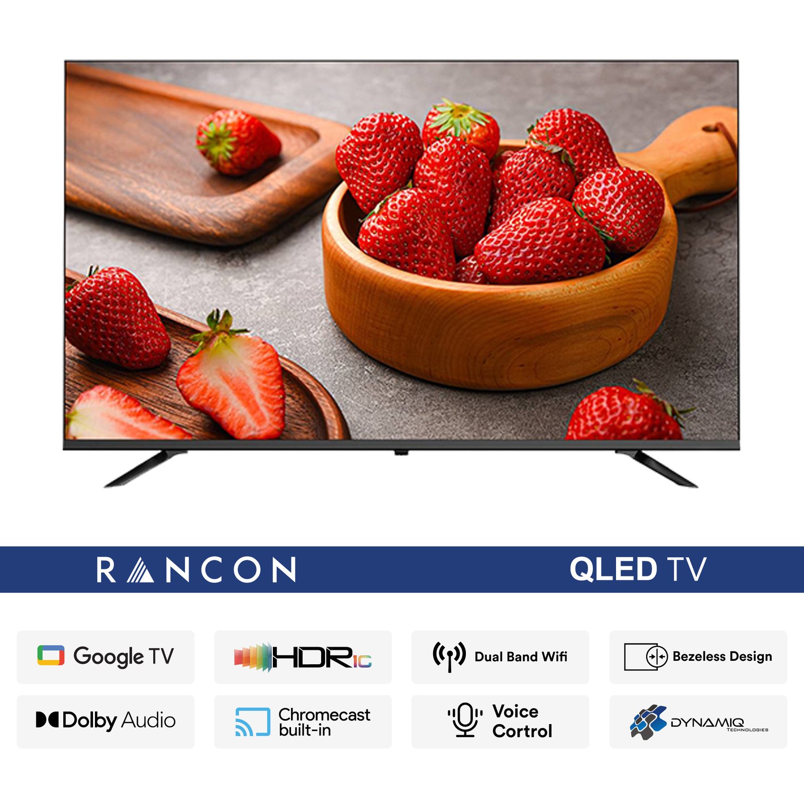 5. Rancon 55″ RT8800QA55 QLED (4K) Google TV-01 Rancon 55" RT8800QA55 QLED (4K) Google TV - Image 1