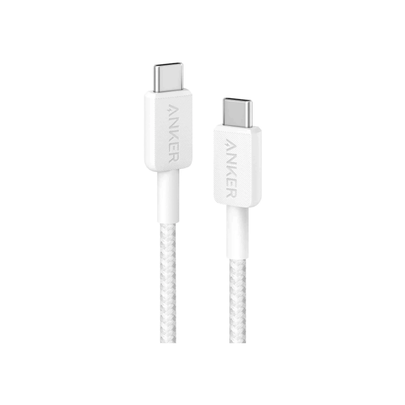 Anker-322-USB-C-to-USB-C-Braided-Cable-2406 Anker 322 USB-C to USB-C Cable 3ft Braided - Image 1