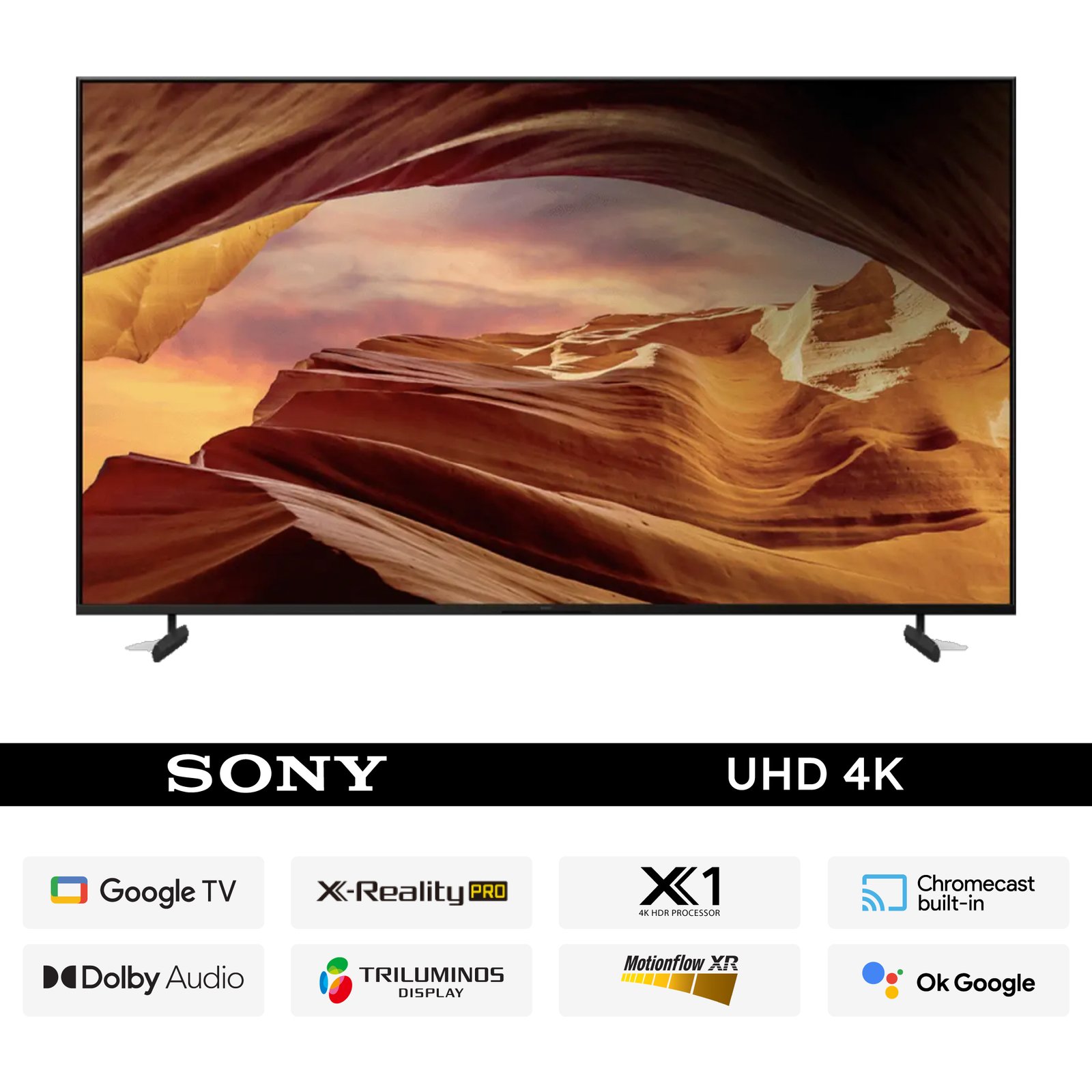 14. Sony 75 KD-75X77L 4K UHD Smart Google TV-01 Sony 75" KD-75X77L 4K UHD Smart Google TV - Image 1