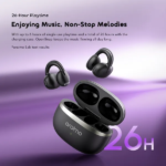 Oraimo OPN-373 OpenSnap Gravity Black Open-Ear True Wireless Earbuds - Image 2
