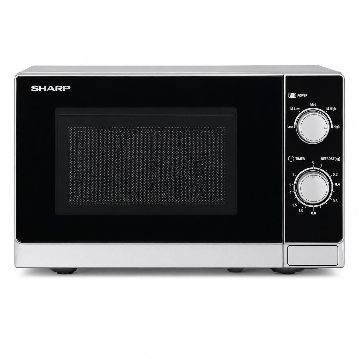 af5c8526-eb42-47b0-b964-3b4095eb98d4 Sharp R-20GB-BK 20L Solo Microwave Oven - Image 1