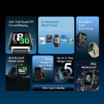 Oraimo Watch 6 Pro OSW-807S Smart Watch - Image 5