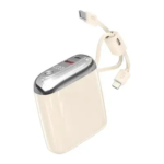 Blisbond R60Q Power Bank with Lightning & Type-C Cable