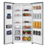 Sharp SJ-X655-DS3 521L Silver Side By Side Refrigerator - Image 4