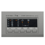 Sharp ES-FE710CZLS (7 KG) Fully Automatic Front Loading (With Heater) Washing Machine - Image 6