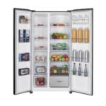 Sharp SJ-X815P-DS3 605L Silver Side By Side Refrigerator - Image 4
