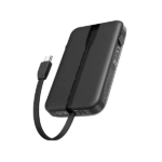 UGREEN PB511 30W 10000mAh Black Power Bank with Built-in Cable - Image 2