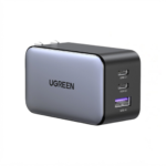 UGREEN NEXODE 65W USB-C GaN 3 Ports (Black) Wall Charger US Plug