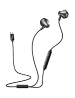 UGREEN EP106 Type-C Connector Wired Black Earphones - Image 2